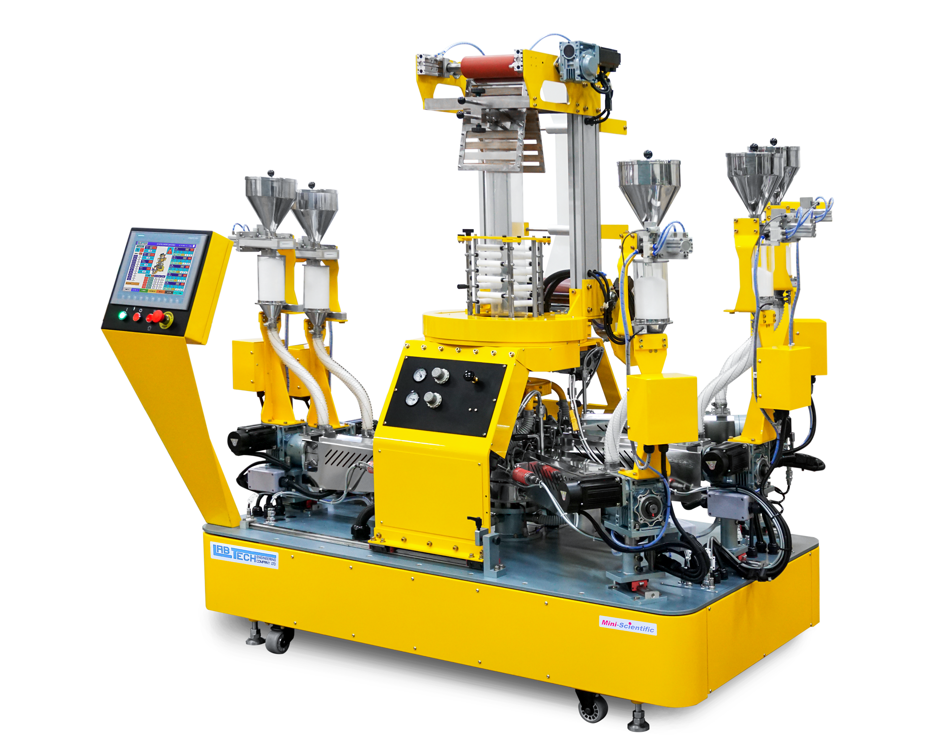 Mini Scientific 3 & 5 Layers Co-Ex Film Blowing Line