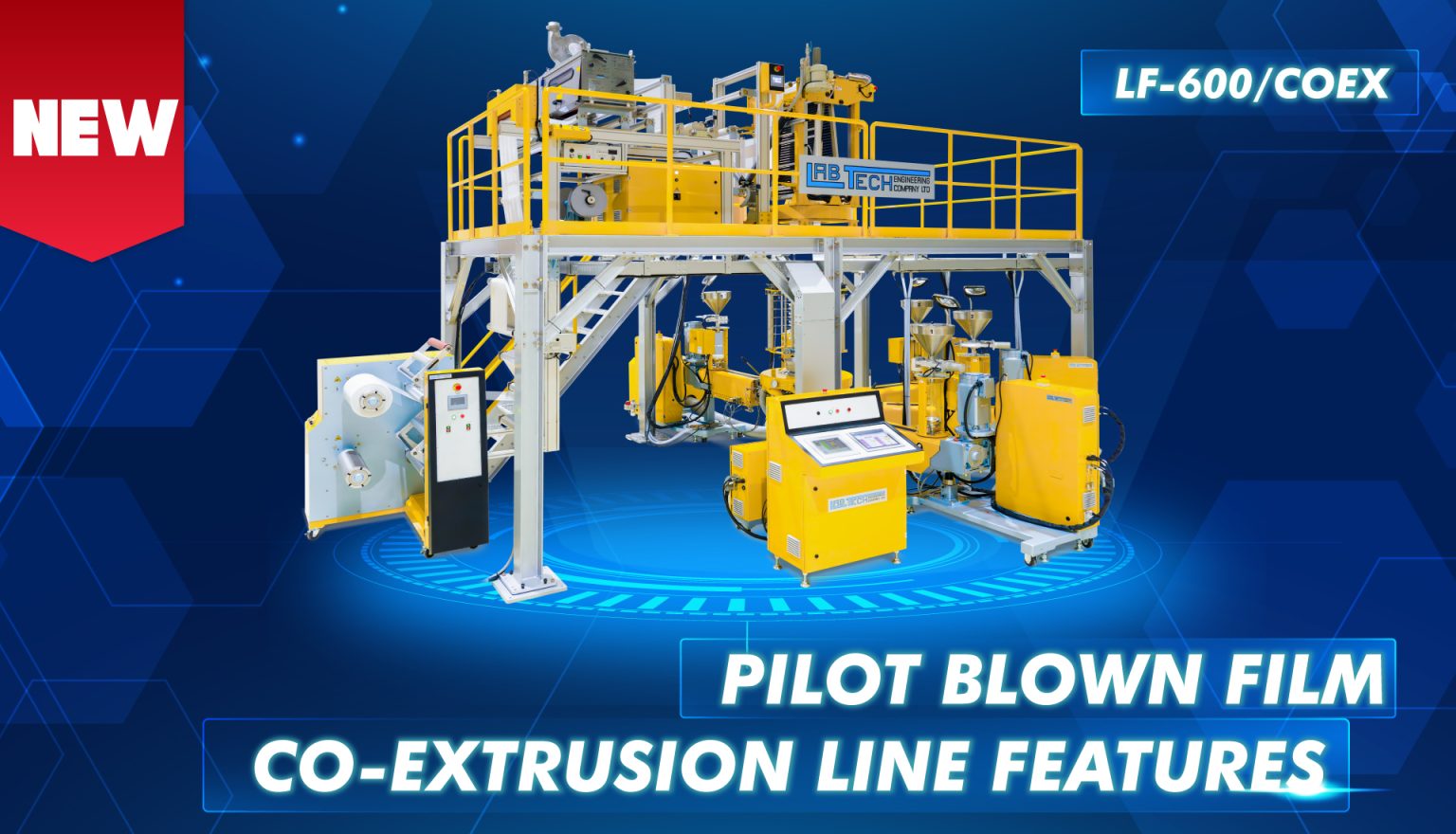 Labtech 5-Layer Blown Film Pilot Line: Explore the Components – Labtech ...